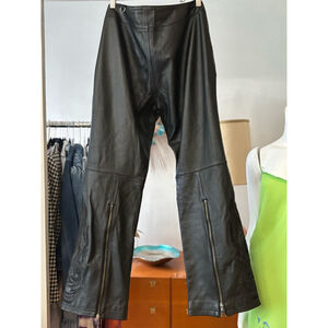 Harley Davidson Leather Pants Size 12 Black